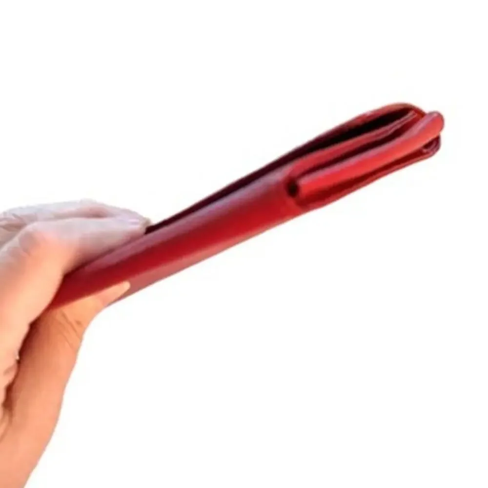 Red Leather Travel Wallet Organizer ✈️ - Picture 9 of 10